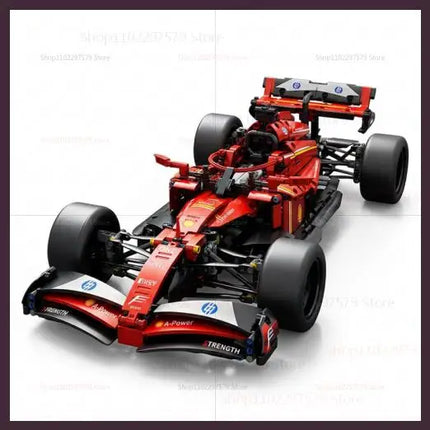 Speed Racing Car Building Blocks Set 1:10 Scale DIY Model Kit for Kids and Adults Collectible Race Car Toys 1200pcs Gift Display