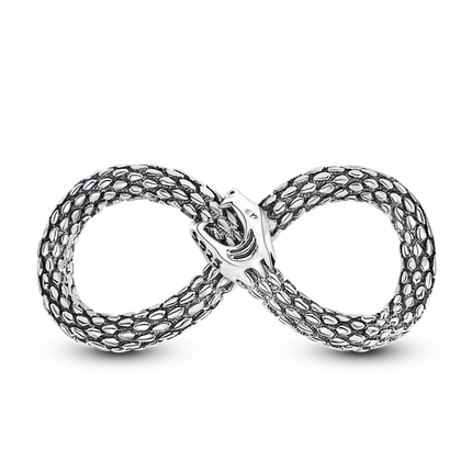 Inlaid Zircon Charm Beads 925 Sterling Silver Color Love Heart Snake Dangle Fit Original Bangle Bracelet Charms Pendant Jewelry