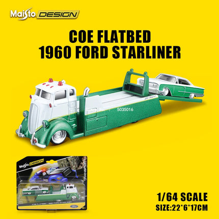 Maisto 1:64 1957 Chevrolet Flatbed Design elite transport die-cast precision model car Model collection gift