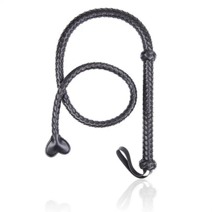 4fts heart Snake whip Sex Toys Spanking Paddle PU Leather Flirt Toys Handle Riding Crop Adult Master Products for Couples