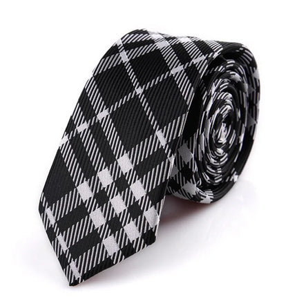 5cm Narrow Tie Fashionable Trend Tie Striped Polka Dot Flower Pattern Tie Student Personalized Accessory Casual Daily Matching