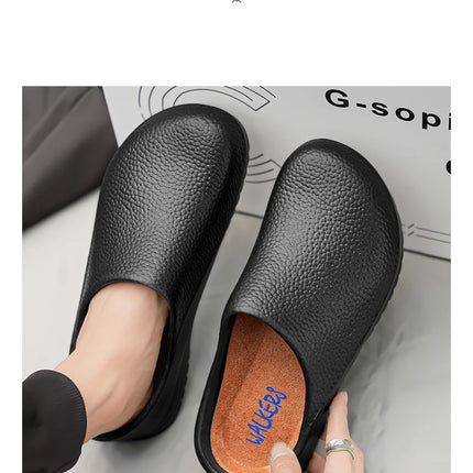 Summer Waterproof Light Comfortable Chef Shoes Suitable for Hotel Restaurants Hospital Kitchen Safety Shoes Non-slip Sandals