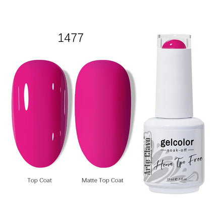 Arte Clavo HEMA TPO FREE Gel Nail Polish 15ML Long Lasting For Manicure Semi Permanent Nail Art UV LED Gel Varnish Nail Supplies