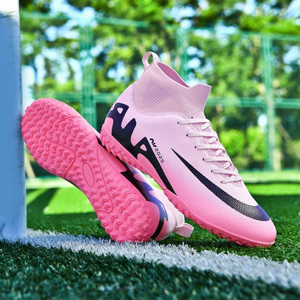 Original Men Football Field Boots Professional Society Indoor Boys Soccer Shoes Match Training Resistant Kids Football Shoes