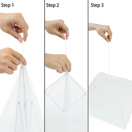 Foldable Mosquito Net Cover Insect-Proof Kitchen Food Lid Table Anti-fly Umbrella Tent Covers Kitchen Food Protection Gadgets