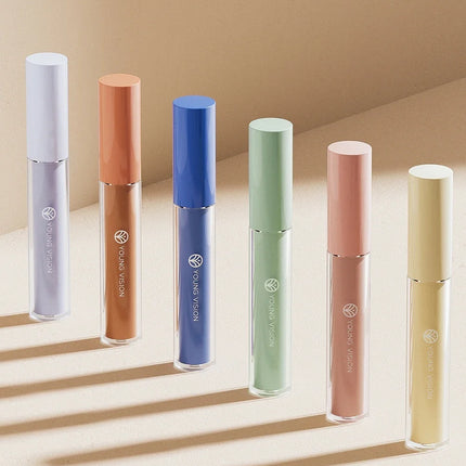 Yellow Orange Liquid Concealer Foundation Primer Base Facial Repair Dark Circles Corrector Skin Tone Purple Brighten Concealer