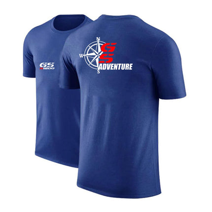 2023 New Men Motorcycle R 650 800 1150 1200 GS Adventure T-shirt Regular Short Sleeve Positioning Printing O Neck Tee Tops