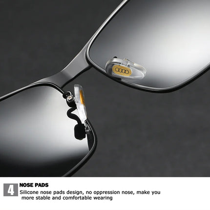 Audi Sunglasse Luxury brands s for Men Polarized Sun Glasses Travel Eyewears Classic Pilot Goggle with UV 400 Protection 5591