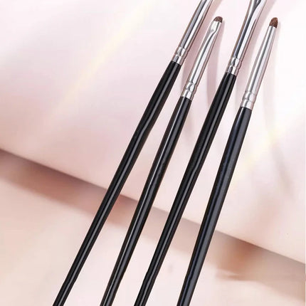Horse Hair Eye Detail Makeup Brush Small Eye Shadow Brush Eyeliner Brush Smudge Brush for Precision Makeup Application