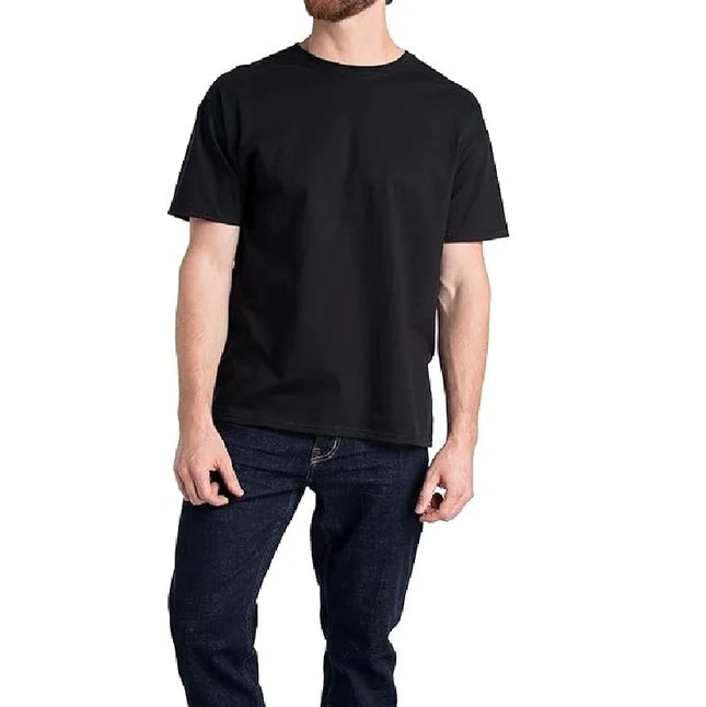 10pcs Men's Classic Crew Neck T-Shirts Soft Cotton Blend Short Sleeve Tee Machine Washable Casual Wear & Everyday Comfort