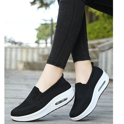 Sports Women's Spring Sneakers New Mesh Breathable Lightweight Casual Walking Women Shoes Breathable Shoes Zapatos De Mujer