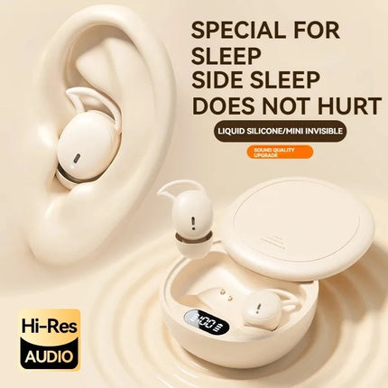 Wireless Bluetooth M73 Sports Game Music Mini Invisible Sleep Built in Microphone Earphones Suitable for Android IOS