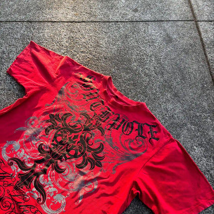 South pole High Street men Short Sleeve Y2K Graphic Print Oversized T Shirt Harajuku Gothic Round Neck Cotton Short Sleeve Tops