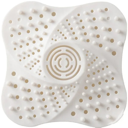 Shower Drain Covers with Sucker, Rubber Sink Strainer Drain Protector Hair Catcher for Kitchen and Bathroom