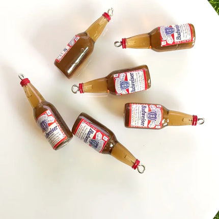 10pcs Simulation Bottle Charms For Pendant DIY Handmade Jewelry for Earring Necklace Keychain