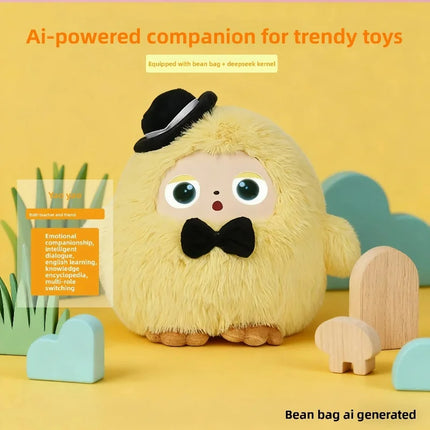 AI Smart Interactive Plush Rabbit Toy Voice Dialogue Story Time English Learning Bedtime Companion For Kids Birthday Gift