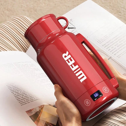 Travel Electric Kettle Large Capacity, Portable Boiling Water Thermos with Smart Keep Warm, Fast Heating for Outdoor Camping