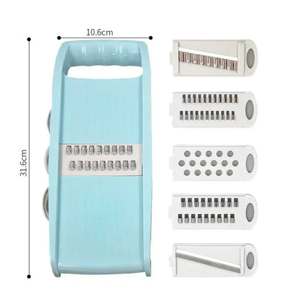 Mandoline Slicer for Kitchen 5-in-1 Mandoline Food Slicer,Potato/Cheese/Vegetable/Carrot/Cucumber Grater