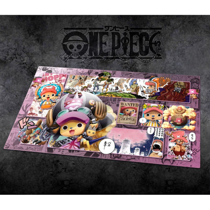 60*35cm Anime One Piece OPCG GAME Card PlayMat Comic Series New Four Emperors Teach Shankusu Buggy Luffy Chopper Collection Toys