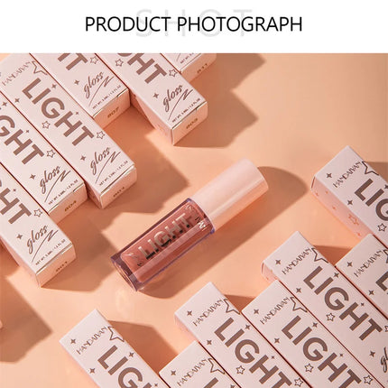 12 Colors Mirror Pearl Lip Gloss Long-lasting Moisturizing Shine Glitter Lip Glaze Waterproof Glass Liquid Lipstick Women Makeup