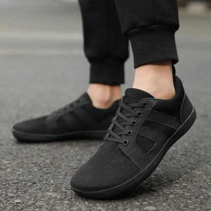 Minimalist Barefoot Shoes Male Lightweight Breathable Zero Soles Wide Toe Men's Running Shoes Outdoor Casual Walking Shoes
