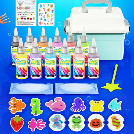 Fun Science Experiment Set, DIY Magical 3D Water Elf, Graffiti Painting Floating Toy