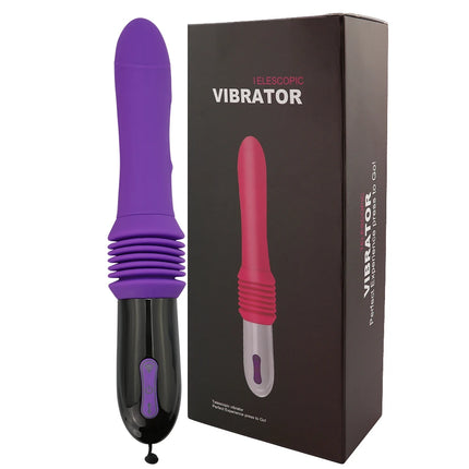 Wireless Remote Control Telescopic Cannon Machine, Women's Pull-out Vibration Massage Orgasm Masturbation Device, Adult Sex Toy