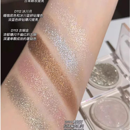 JOOCYEE Eyeshadow Single eye shadow Long-lasting blusher Natural Easy to blend matte smoked daily portable Makeup Cosmetics