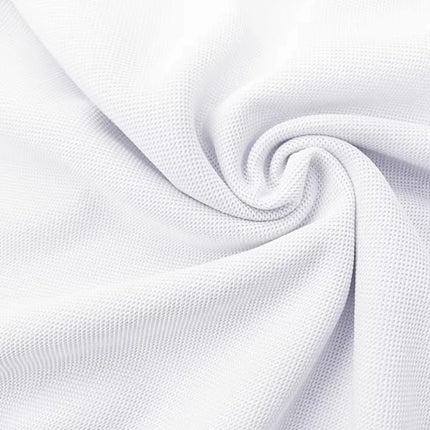 Pure Pique Fabric Classic Comfort Mesh Spring Summer Collar Polo T-Shirt Breathable Designer Knit Clothing DIY Material