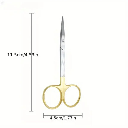 1pc Stainless Steel Dental Surgical Scissors Straight and Curved Scissor Forceps Medical Tools Dentistry Surgical Instrument