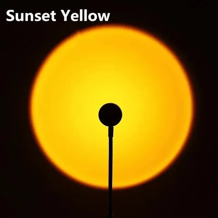 USB Sunset Lamp LED Rainbow Neon Night Light Projector Photography Wall Atmosphere Lighting for Bedroom Room Decor Nightlights
