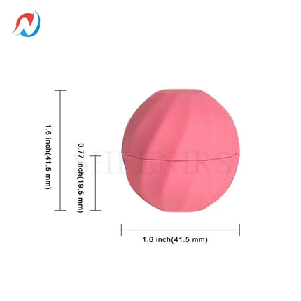 50pcs 7ml 0.25oz 7g Empty Ball plastic lip balm Sphere Lipstick Container crayon Lipstick Tubes Chapstick Tubes Holder Makeup