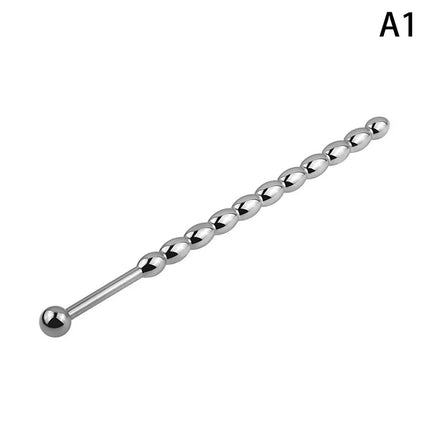 【AD】Metal Urethral Horse Eye Stimulator Steel Bead Penis Plug Insert Catheter Expander For Male Masturbator Sex Toy