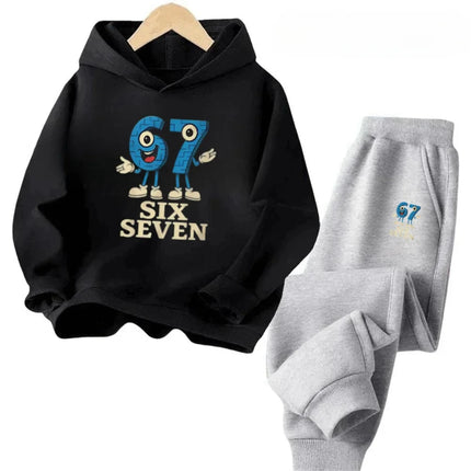 4-13Y 67 Trendy Kids Set Cartoon Mouse Design Cotton Blend Outfit Daily Playwear Discount Children's Fashion Trend Set