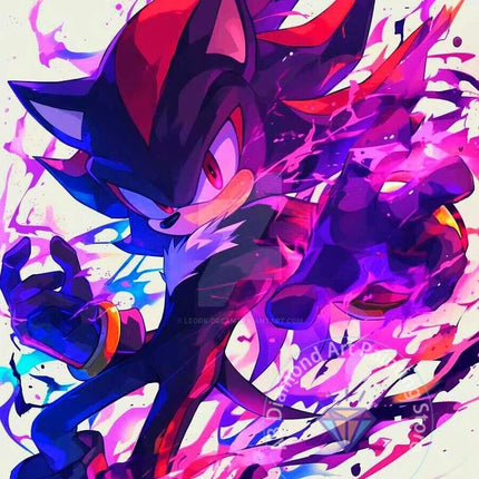 Sonic 5D Diamond Painting Kit DIY Embroidery / Kit Peinture Diamant Sonic 5D