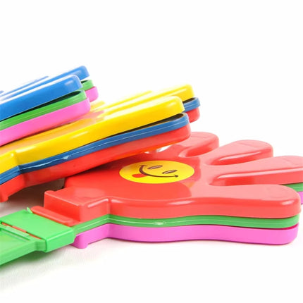 2pcs Color Random Fashion Colorful Hand Clapper Props Children Palm Clap Cheering Birthday Gift Party Favors Clapping Toys