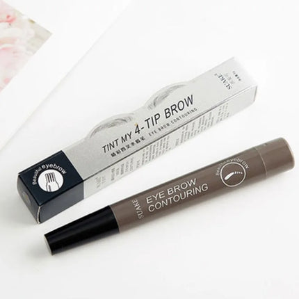 4 Point Eyebrow Pencil Maquillajes Para Mujer Waterproof Liquid Eyebrow Pen Makeup Long Lasting Cosmetic Microblade Brow Pencil