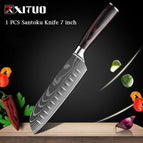 1PCS Santoku Knife