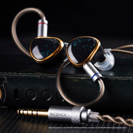 NICEHCK NX8 Special Edition Earphone 1DD+6BA+1PZT Hybrid Wired IEM Detachable 2Pin 3.5mm/4.4mm 2-in-1 Plug HiFi In Ear Monitors