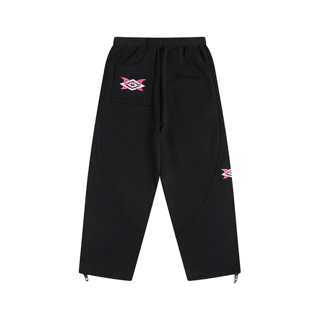 Winter Warm Oversized Hoodie Sweatpants Fashion Geometric Print Casual Streetwear Cozy Loungewear 2026 New