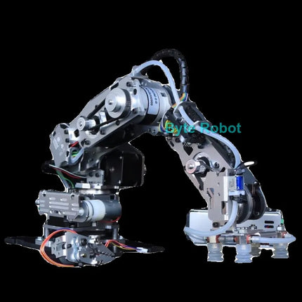 Big Load 4 DOF Metal RobotiArm with Suction Cup Pump Stepper Motor for Arduino Robot DIY Kit Industrial 4 Axis Robot Model Claw