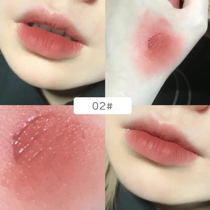 Cute Bunny Lipgloss Matte Velvet Lip Clay Long-lasting Color Non-drying Gege Bear Rabbit Lip Glaze