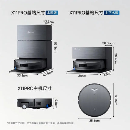 2025 Ecovacs X11 PRO Drum Floor Cleaning, Sweeping and Mopping Integrated Automatic Cleaning Intelligent Home Sweeping Robot