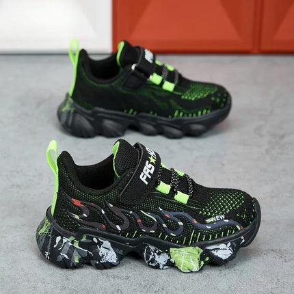 2025 Hot Selling Autumn Breathable Mesh Childrens Sports Shoes Rebound Comfortable Running Shoes Campus Versatile Casual Shoes