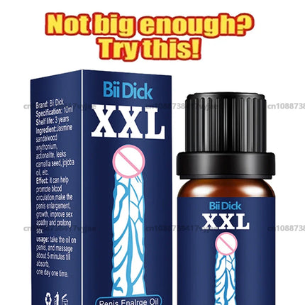 Penis Permanent Thickening Growth Man Massage Enlargement Oils Cock Erection Enhance Big Dick Enlarge Liquid Men Adult Products