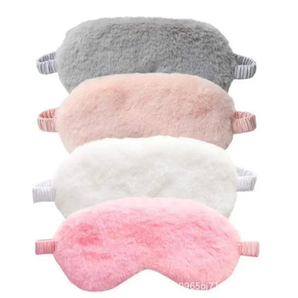 【xxx】Sleeping Mask Sleeping Blindfold Soft Plush Eye Masks Cute Eye Cover Band Shade Rest Eyepatch Nap Health Eye Cover[S14]