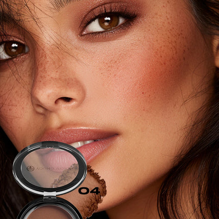 Professional Matte Contour Powder Palette - Long-Lasting Bronzer & Highlighter Makeup Kit for 3D Face Shaping,