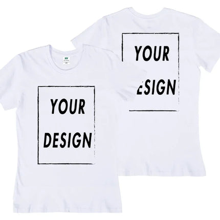 Bestseller Custom T-Shirt: Design Your Own Front & Back | Premium Unisex Tee for Couples, Teams & Events