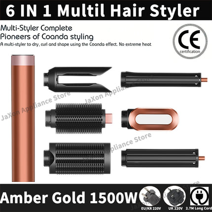 Multi Hair Styler Curling Iron Hair Hot Air Brush 30/40mm Auto Curling Barrel and Hair Straightenting Curly Hair Styler Wrap