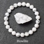 22 Howlite / 17cm-6.7inch / 6mm beads